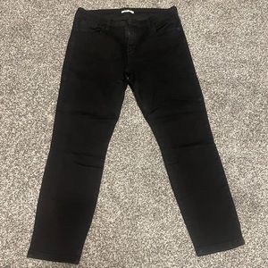 STS Blue Emma Mid Rise Skinny Ankle Jeans in Black (US size 14)
